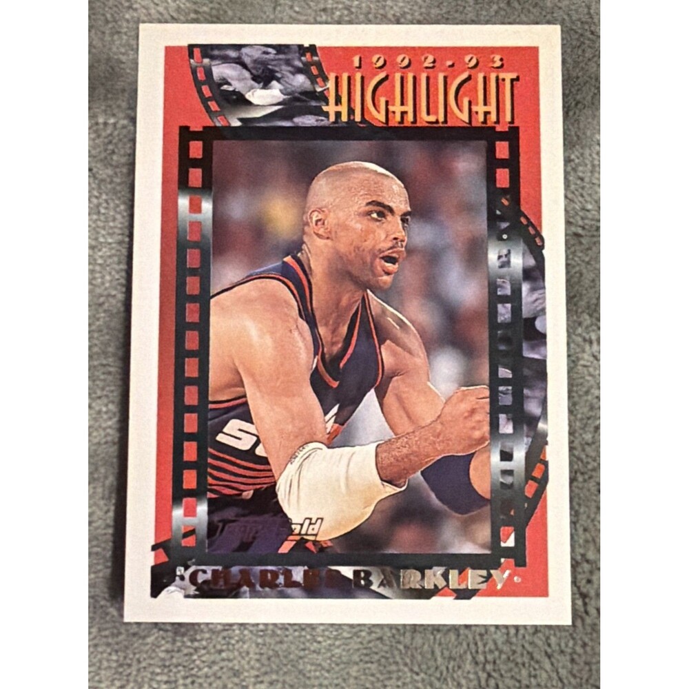 1993-94 Topps - Season Highlights Charles Barkley #1 Gold